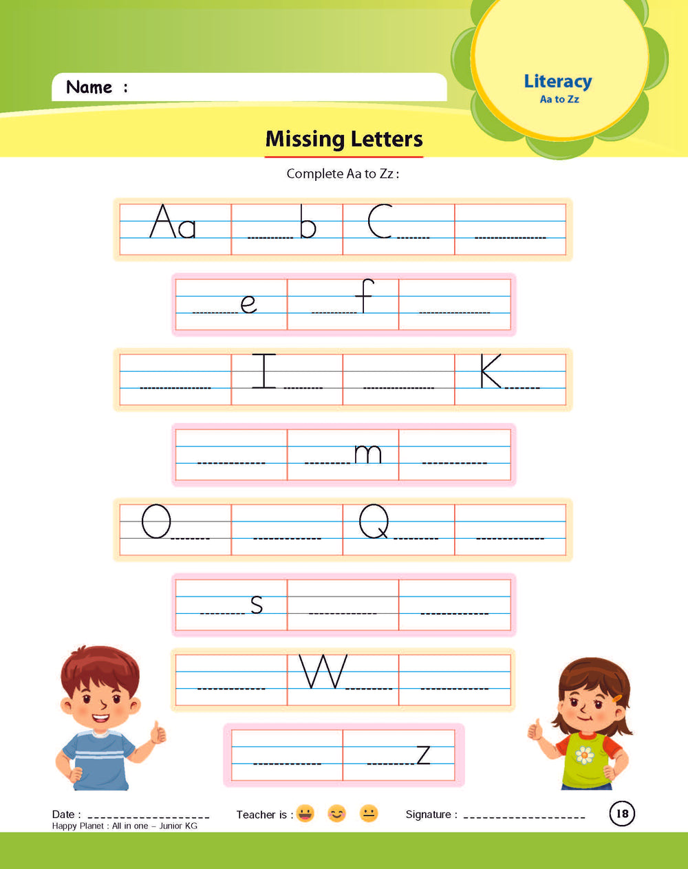 HAPPY PLANET ALL-IN-ONE - JUNIOR KG