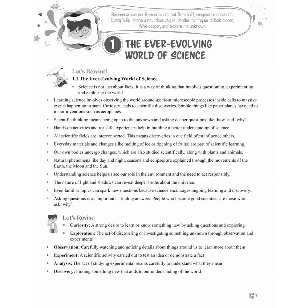 RISE DO AND LEARN SCIENCE  |  Class  VII  |