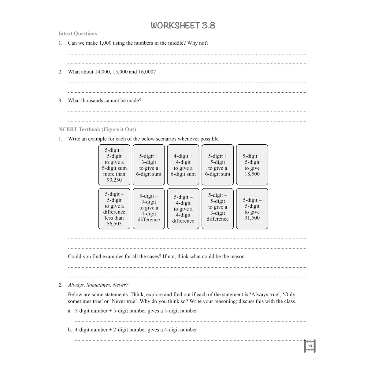 RISE DO AND LEARN MATH.NCERT COMPANION  |  Class  VI  |