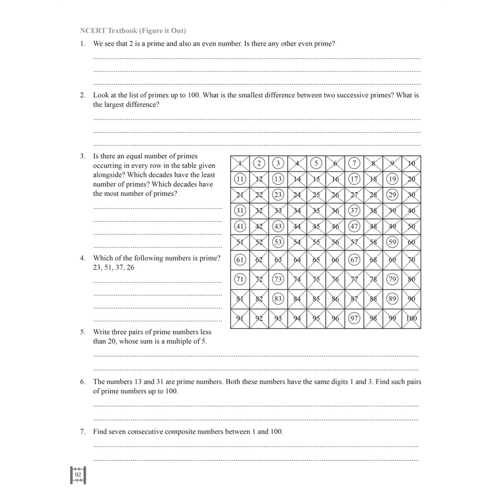 RISE DO AND LEARN MATH.NCERT COMPANION  |  Class  VI  |