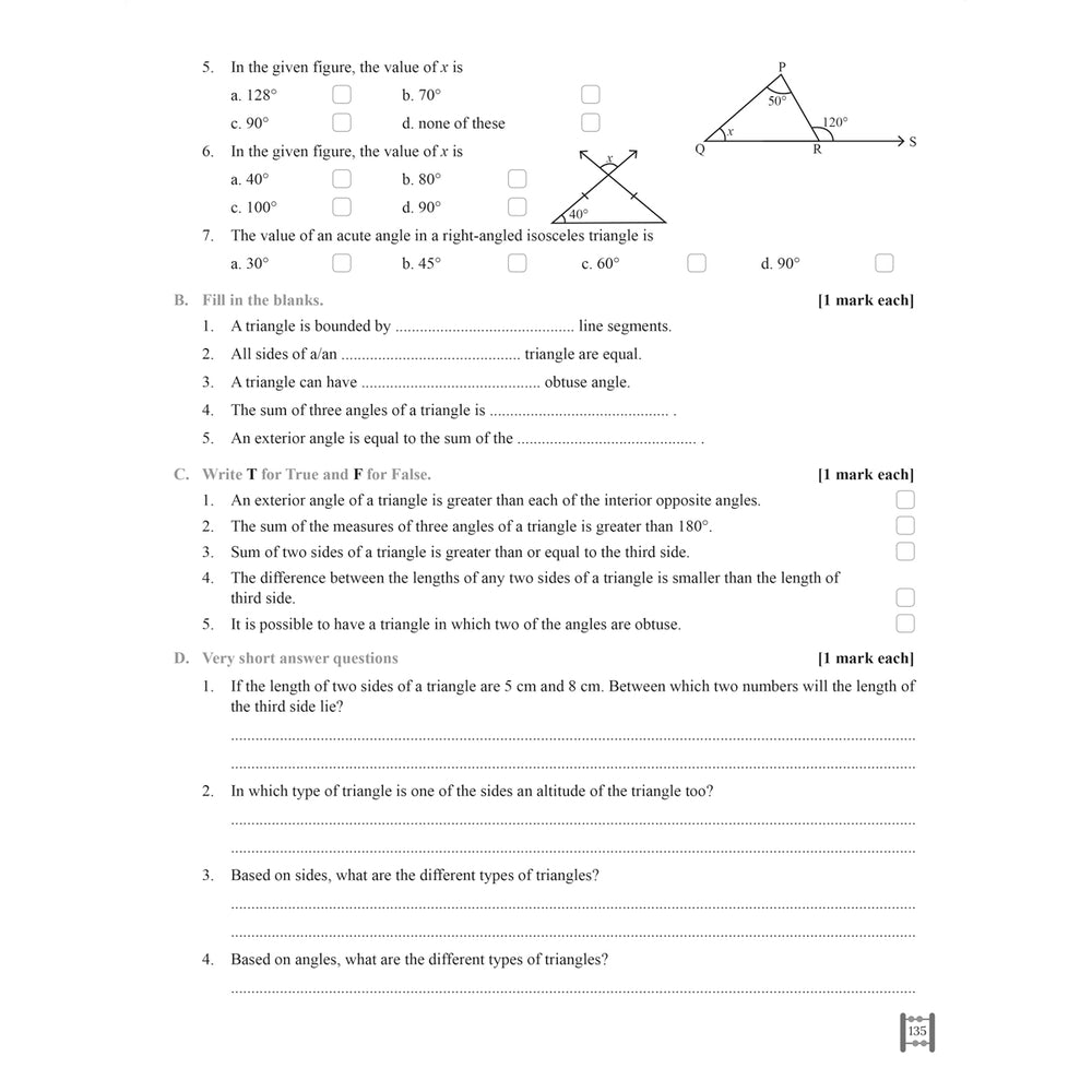 RISE DO AND LEARN MATHEMATICS  |  Class  VII  |  PART - 1