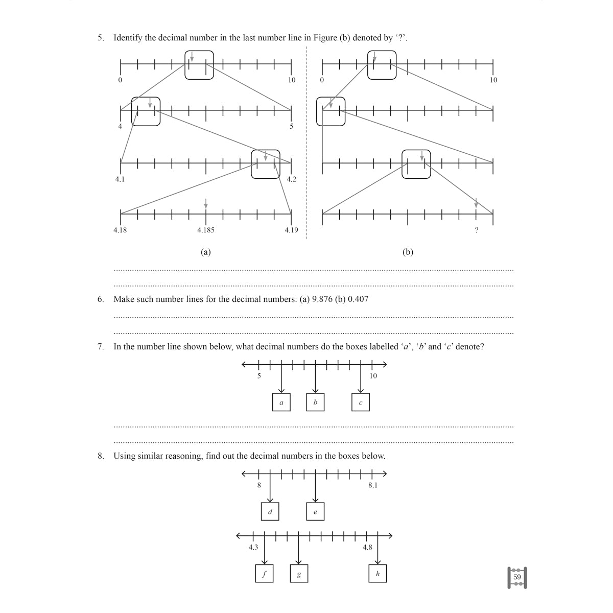 RISE DO AND LEARN MATHEMATICS  |  Class  VII  |  PART - 1