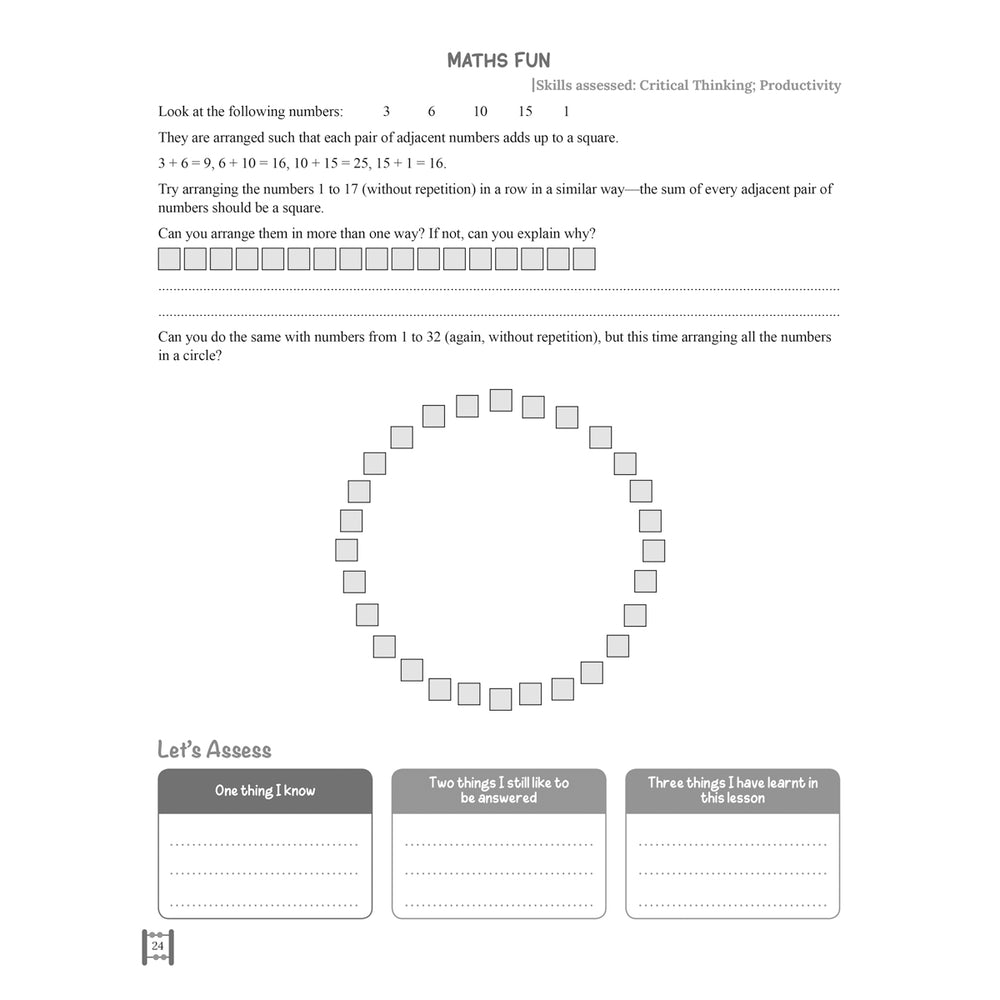 RISE DO AND LEARN MATHEMATICS  |  Class  VIII  |  PART - 1