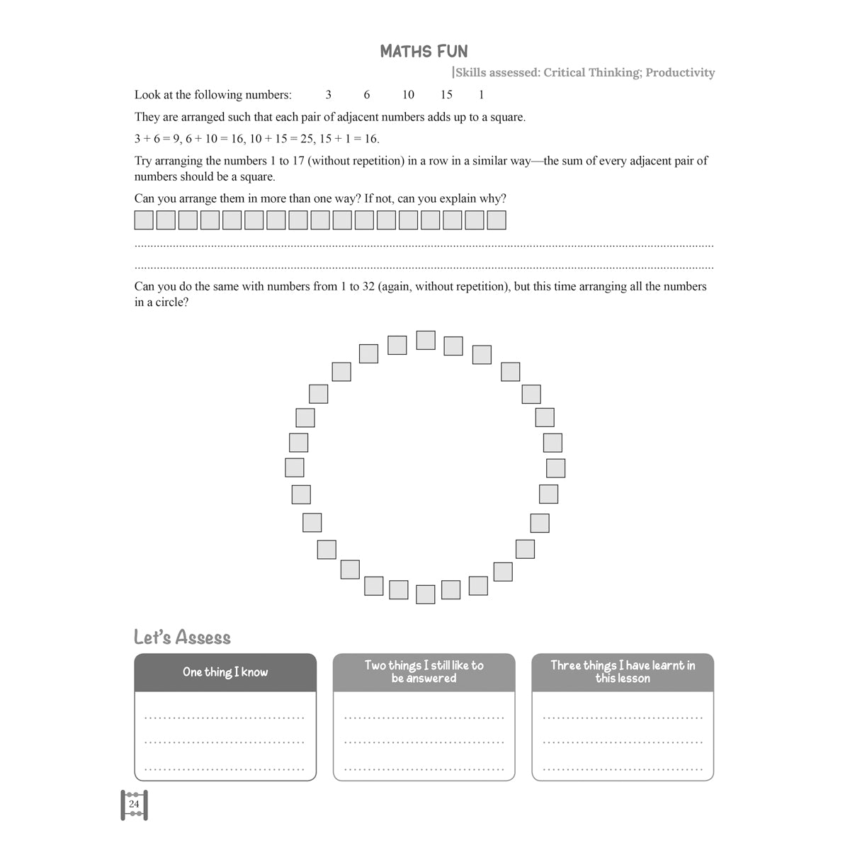 RISE DO AND LEARN MATHEMATICS  |  Class  VIII  |  PART - 1