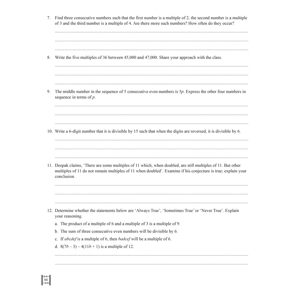 RISE DO AND LEARN MATHEMATICS  |  Class  VIII  |  PART - 1