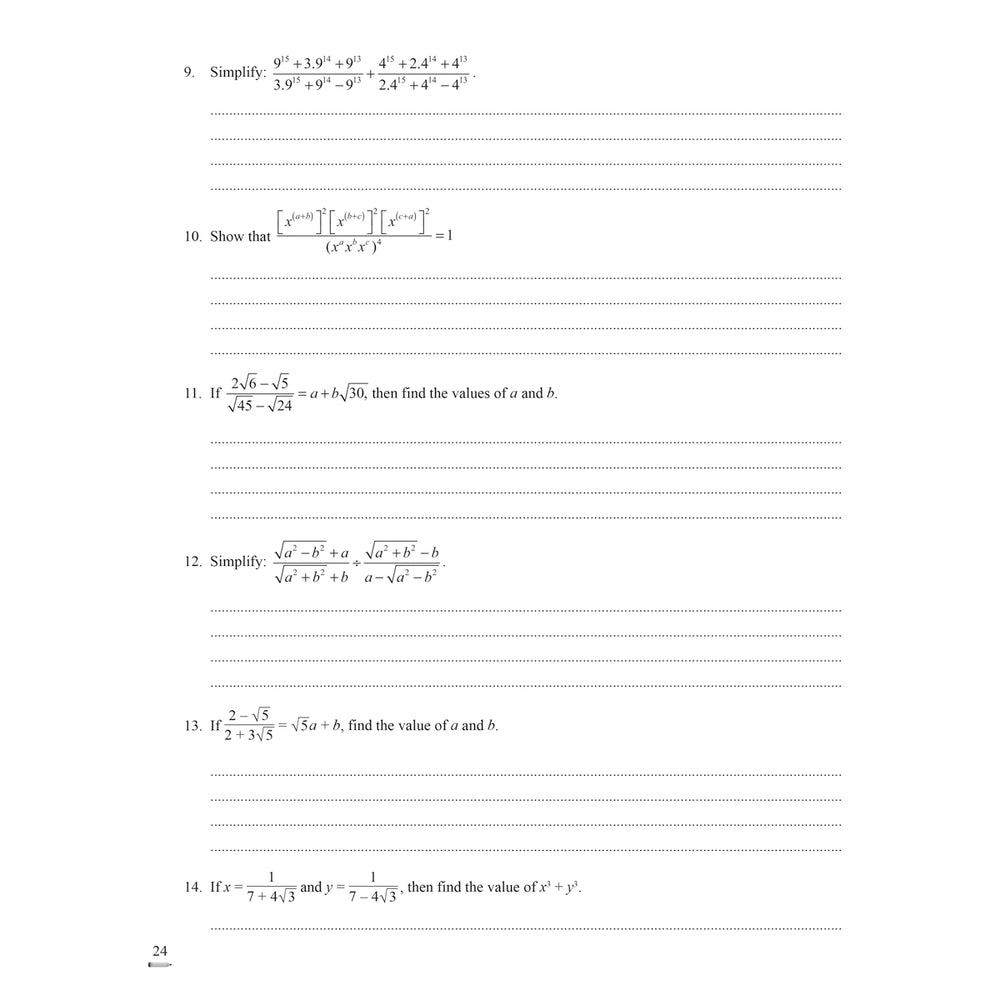 RISE DO AND LEARN MATH.NCERT COMPANION  |  Class  IX  |