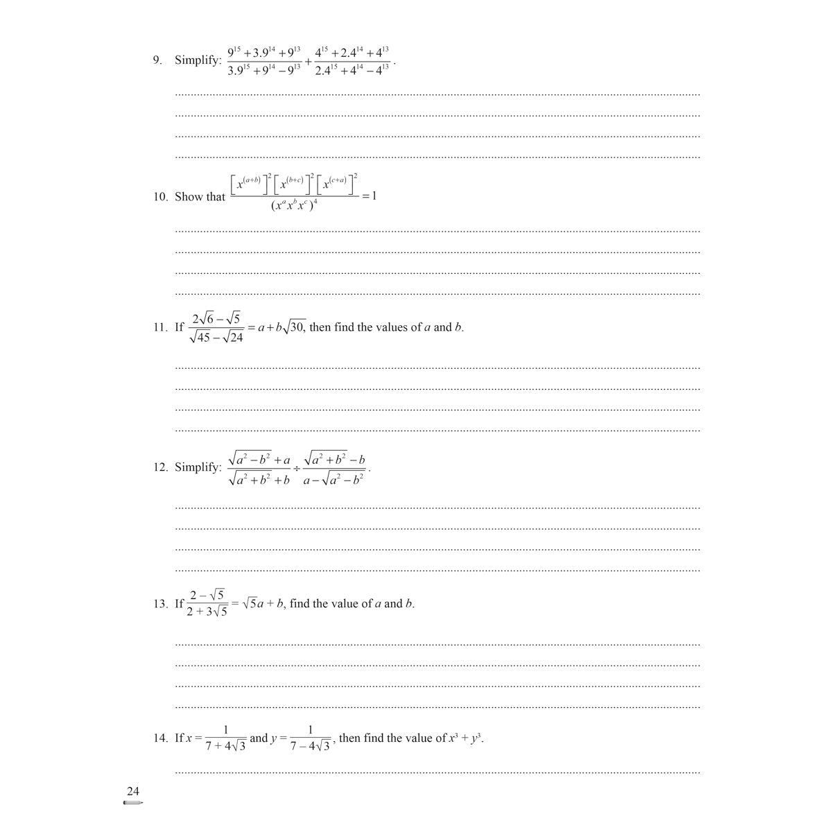 RISE DO AND LEARN MATH.NCERT COMPANION  |  Class  IX  |