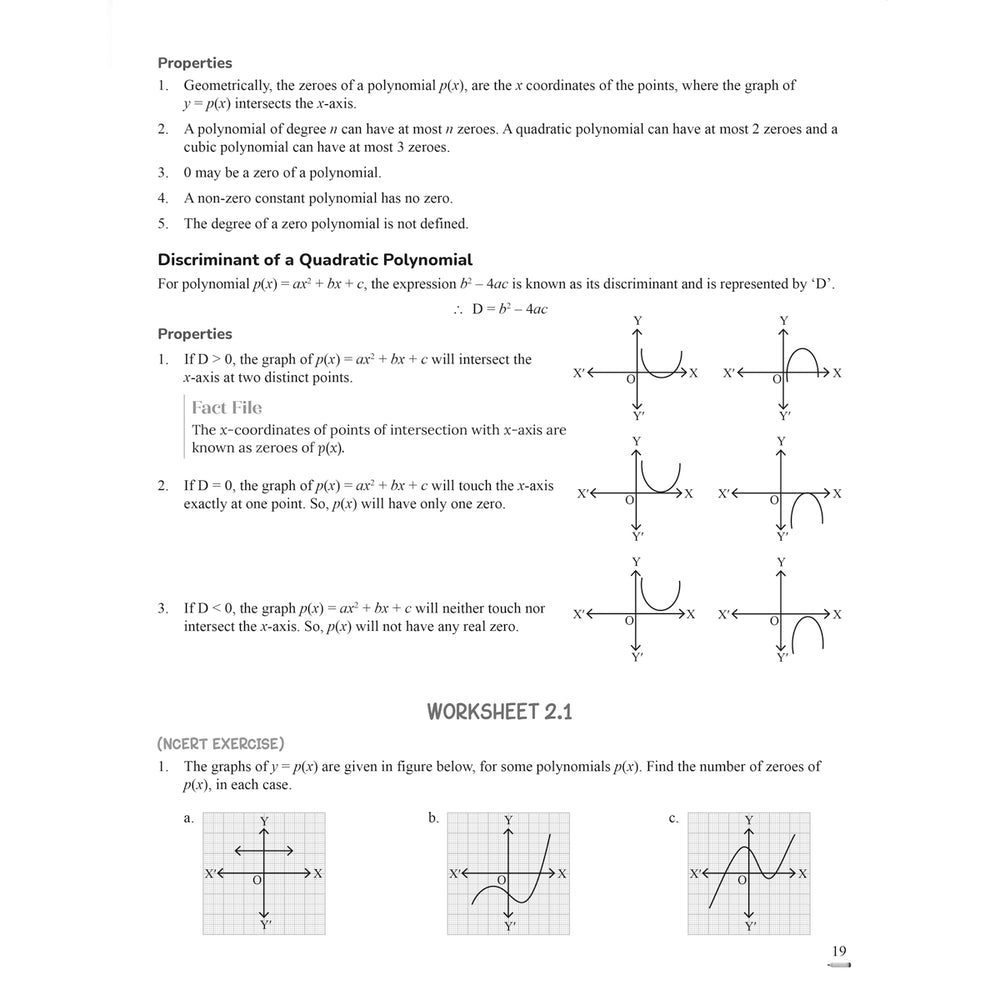 RISE DO AND LEARN MATH.NCERT COMPANION  |  Class  X  |