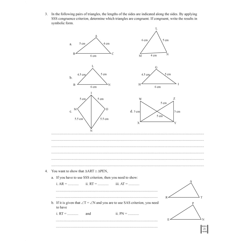 RISE DO AND LEARN MATHEMATICS  |  Class  VII  |  PART - 2