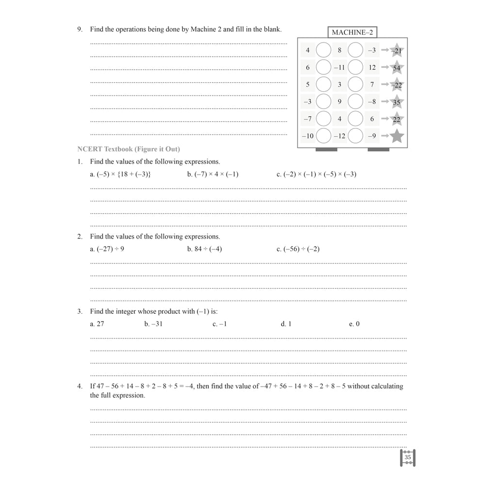 RISE DO AND LEARN MATHEMATICS  |  Class  VII  |  PART - 2