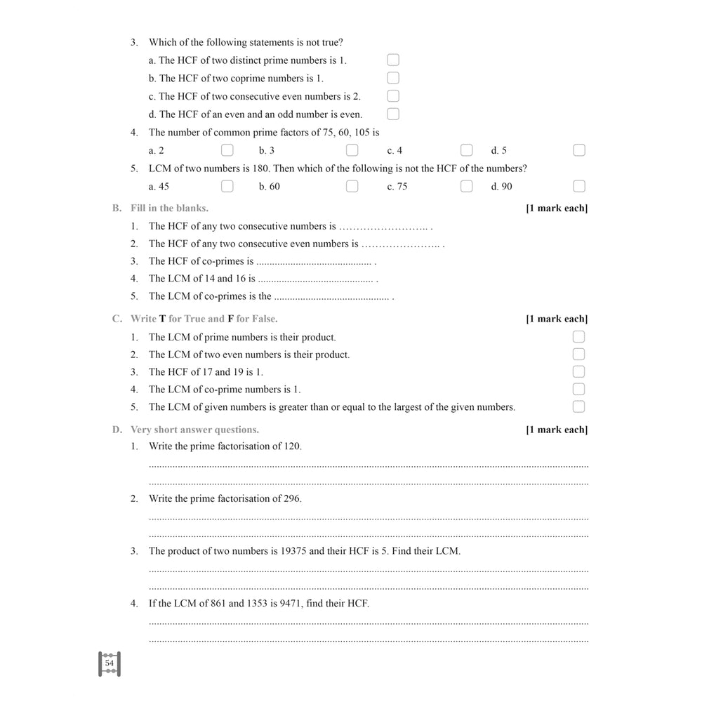 RISE DO AND LEARN MATHEMATICS  |  Class  VII  |  PART - 2