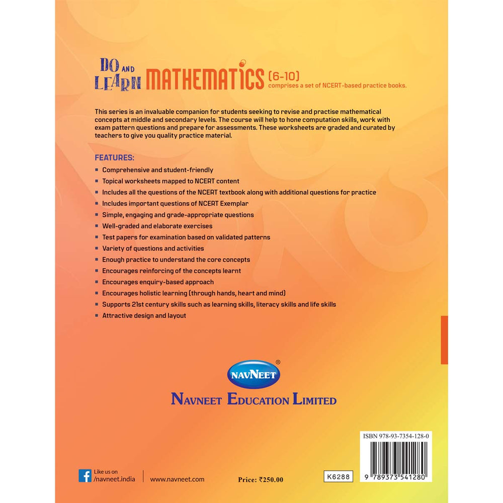 RISE DO AND LEARN MATHEMATICS  |  Class  VIII  |  PART - 2