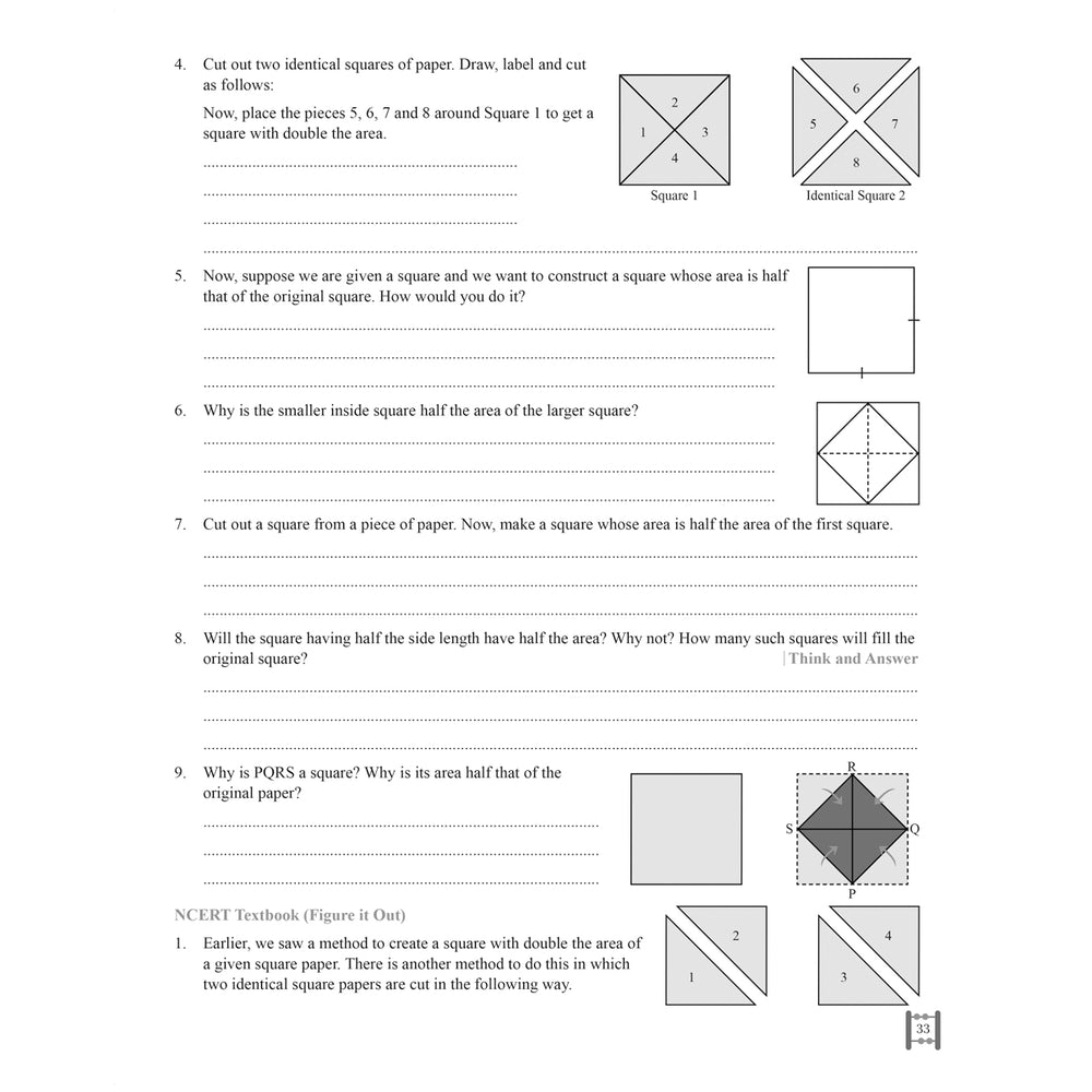 RISE DO AND LEARN MATHEMATICS  |  Class  VIII  |  PART - 2