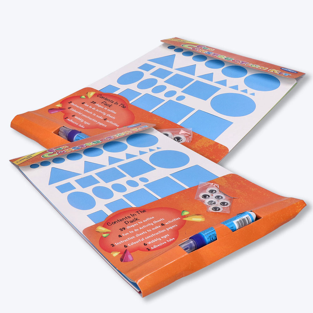 Navneet Fun Construction Kit- Fun DIY Craft for young artists- Mess Free activities- Best travel pack- Perfect for Birthday Gift
