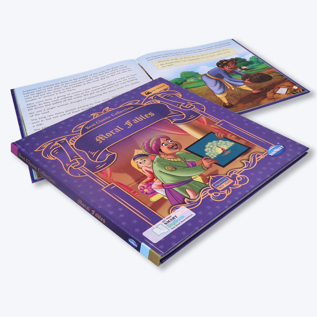 Navneet Best Classic Collection- Moral Fables Vocabulary Words- With Colourful Illustrations- Read aloud stories- Bedtime Stories- Audio Book- Social-Emotional [Paperback] Navneet Education Limited