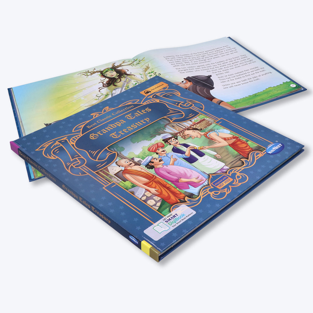Navneet Best Classic Collection- Grandpa Tales Treasury Vocabulary Words- With Colourful Illustrations- Read aloud stories- Bedtime Stories- Audio Book- Social-Emotional [Paperback] Navneet Education Limited