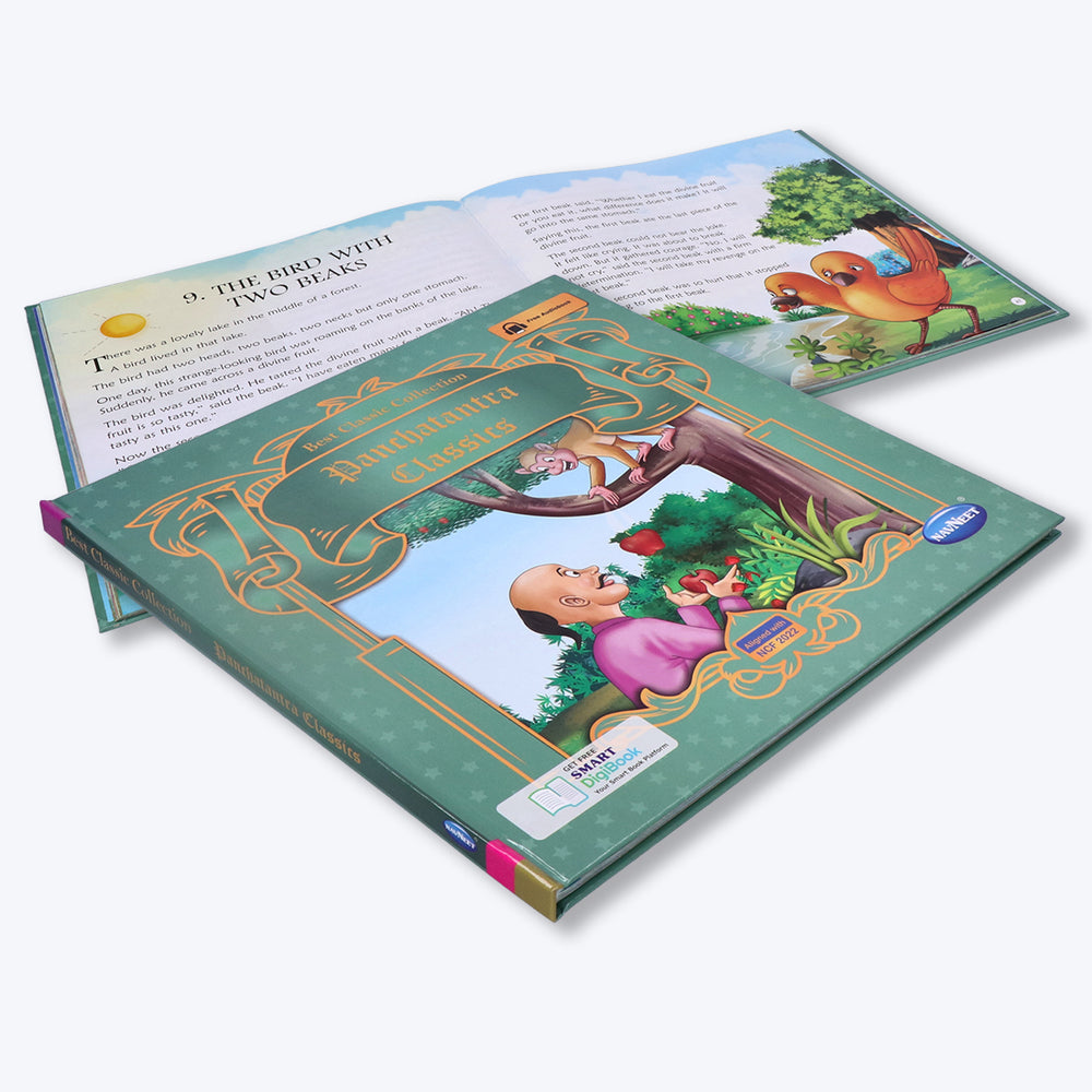 Navneet Best Classic Collection- Panchatantra Classics Vocabulary Words- With Colourful Illustrations- Read aloud stories- Bedtime Stories- Audio Book- Social-Emotional Navneet Education Limited