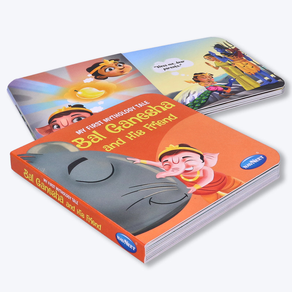 Navneet My First Mythology Tale Bal Ganesha and his Friend  & Bal Ganesha Children Classics Vocabulary Words- With Colourful Illustrations- Best collection of short stories