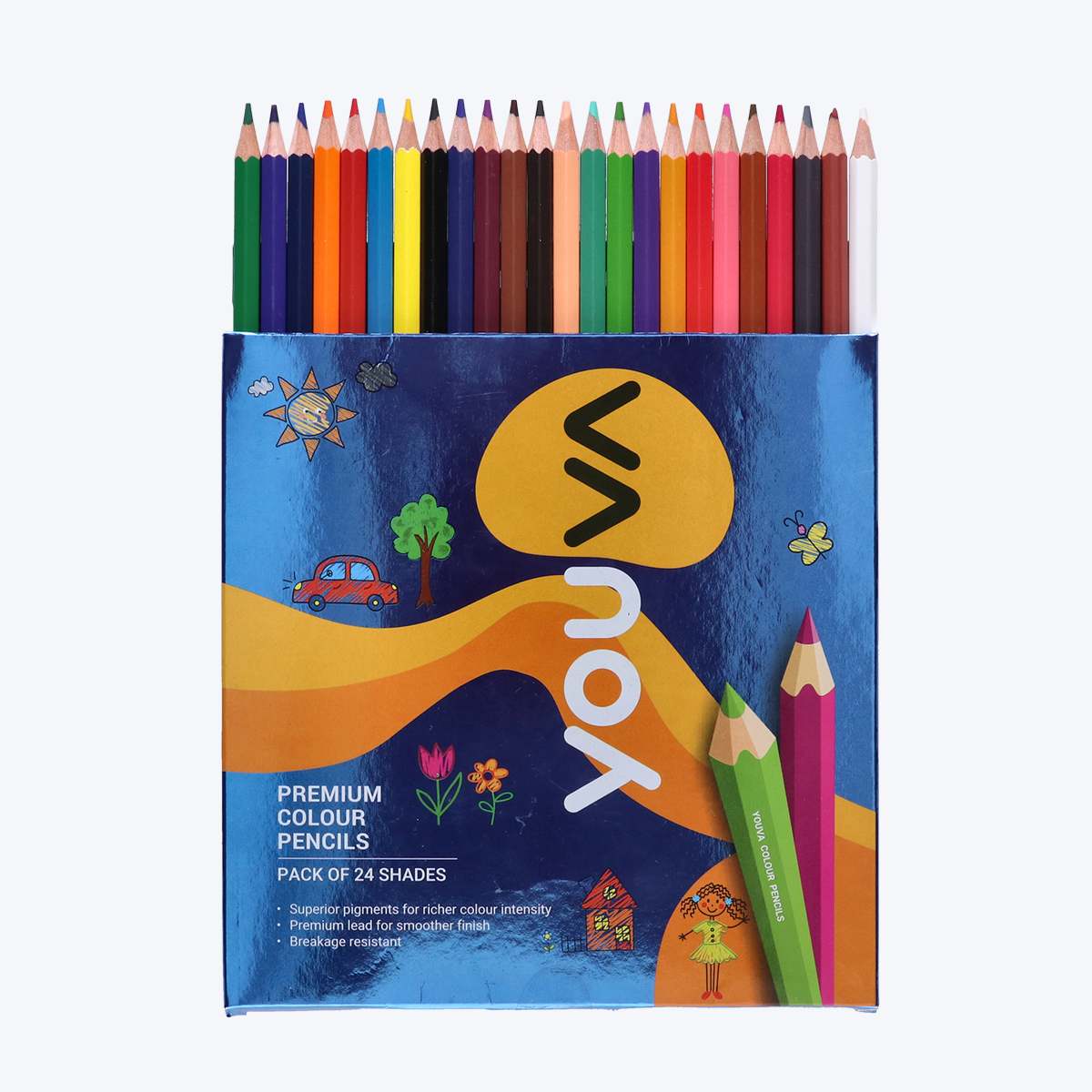 Premium Colour Pencils (Pack of 24) Pack Of 1