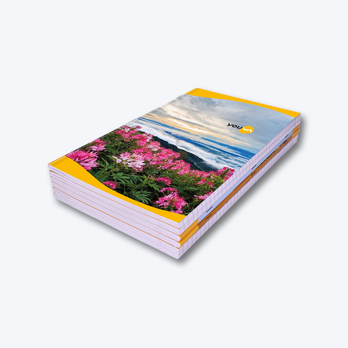 Unruled YOUVA  Long Book – King Size (Soft Bound)