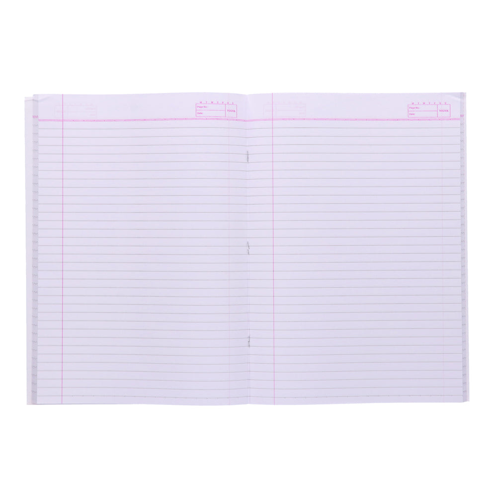 Single Line YOUVA  Long Book – A4 Size (Soft Bound) Feminine Series Pack Of 3