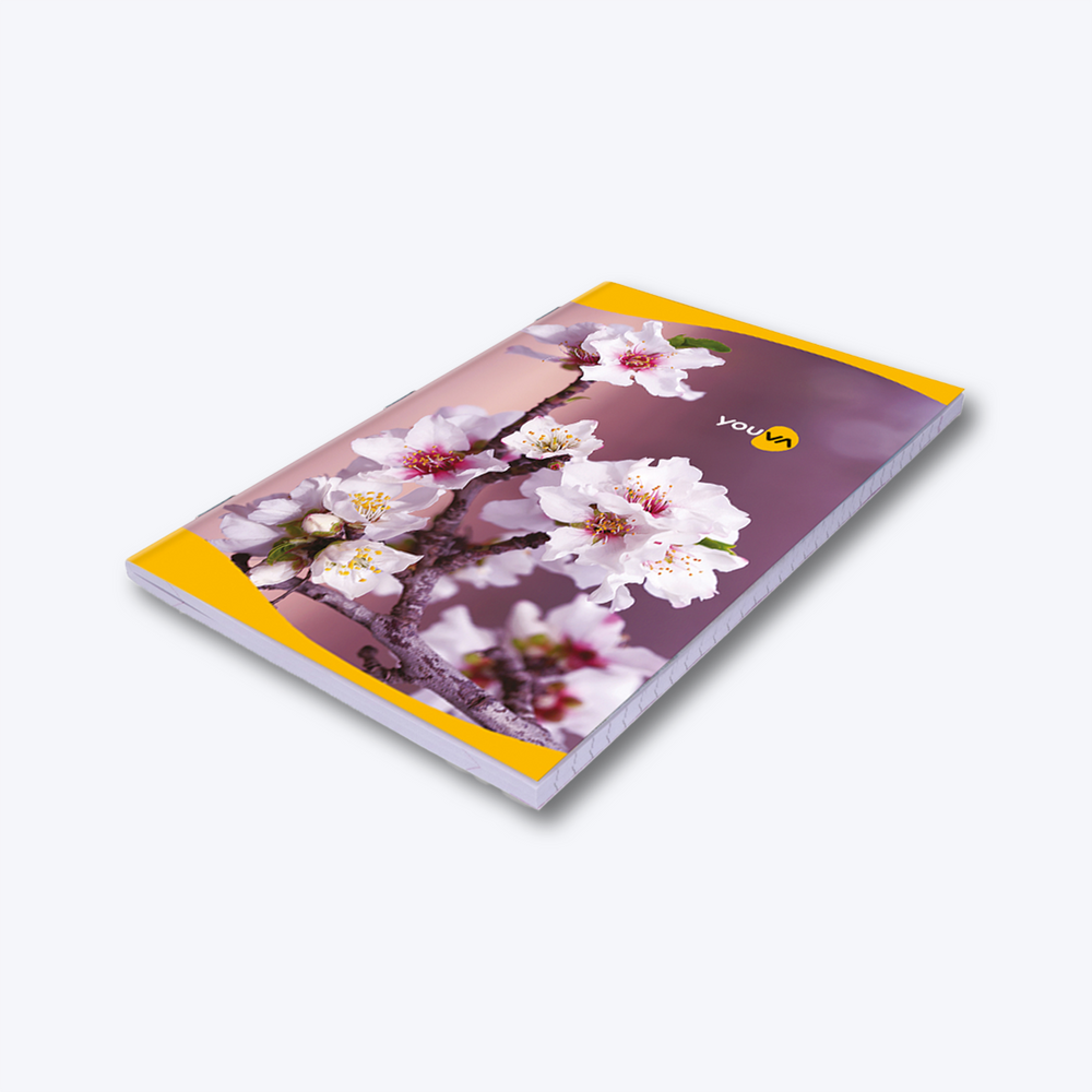 Navneet Youva | Soft Bound Long Book for Students | A4 Size 21 cm x 29.7 cm | Feminine Series | Single Line
