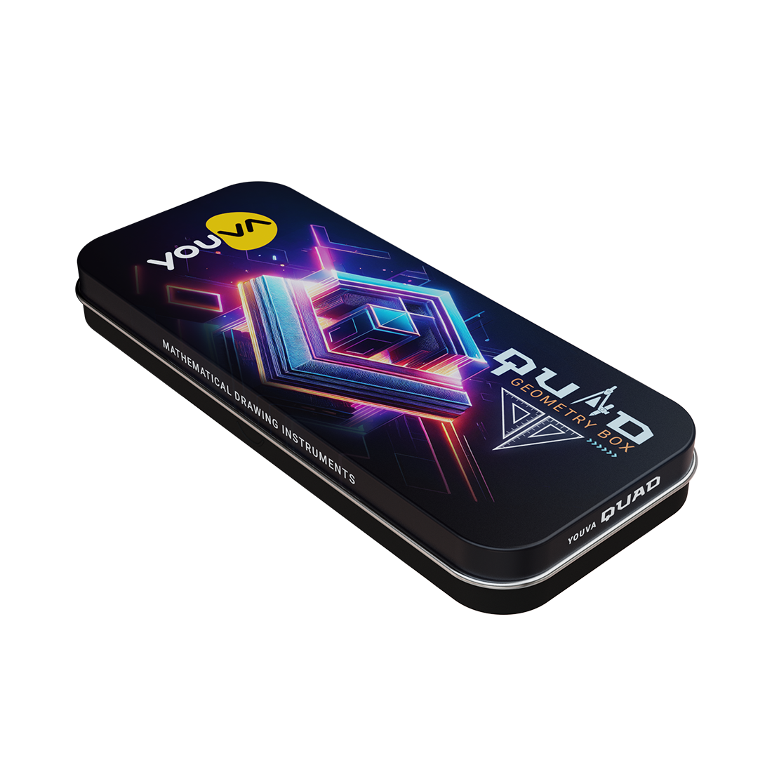Youva Quad Geometry Box|Design is inspired by AI |For School Students by Navneet