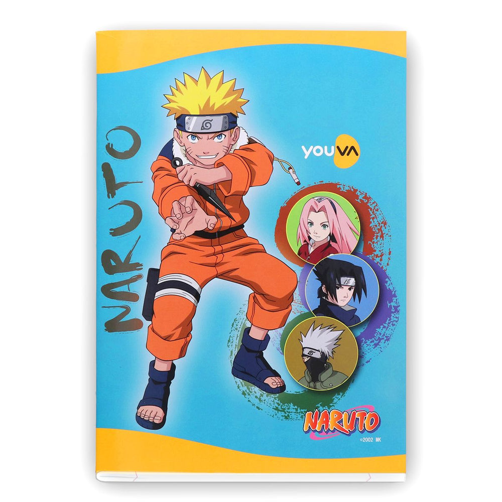 Youva NARUTO Long Book| Single Line| 172 Pages | A4 Size 21cm x 29.7cm| For Students by Navneet