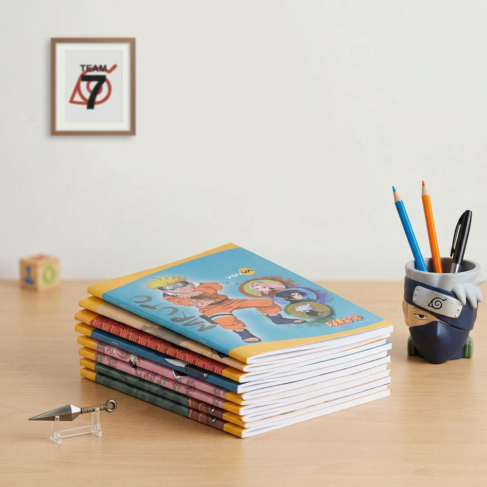 Youva NARUTO Long Book| Single Line| 172 Pages | A4 Size 21cm x 29.7cm| For Students by Navneet