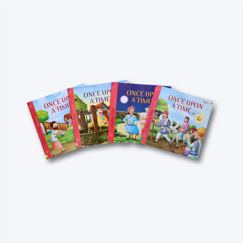 Navneet Once Upon A Time Story Books 1 to 4- With Colourful Illustrations- Read aloud stories for kids- Best collection of short stories- Most loved stories