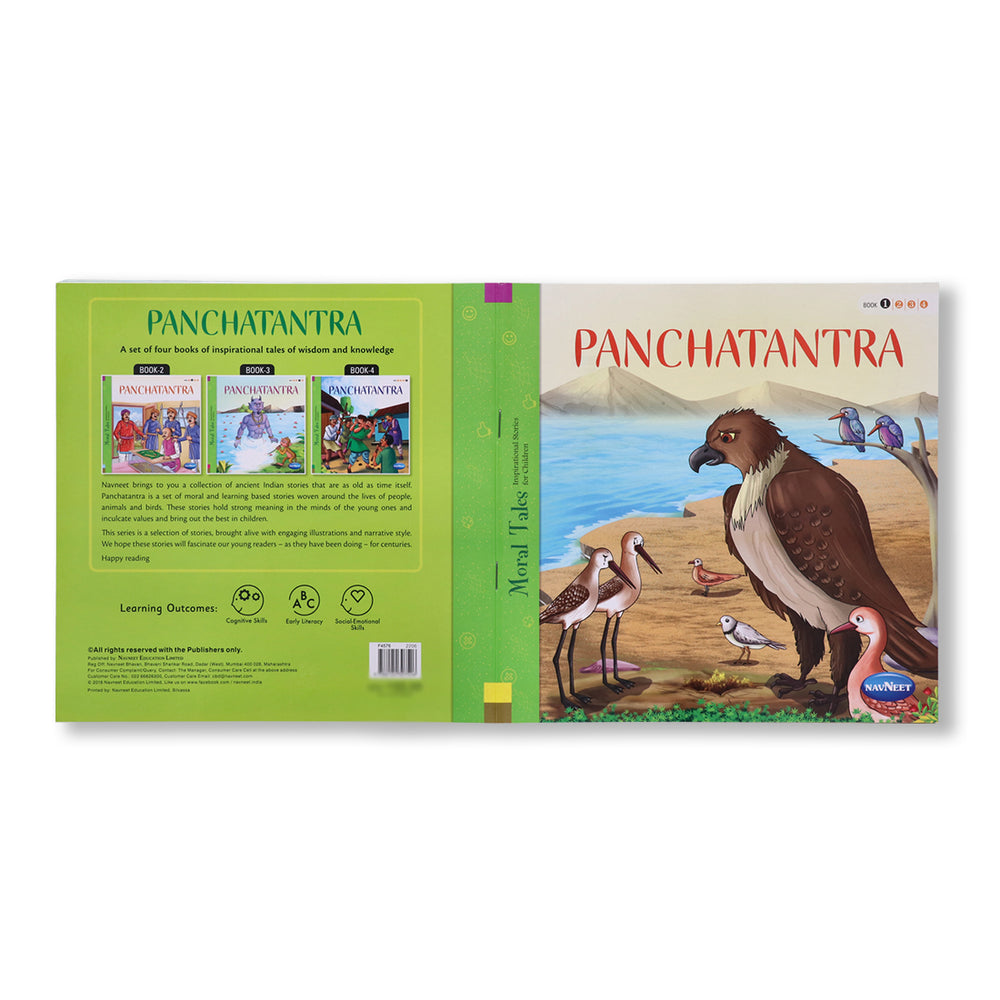 Navneet Panchatantra Books 1 to 4- With Colourful Illustrations- Read aloud stories for kids- Best collection of old folk short stories