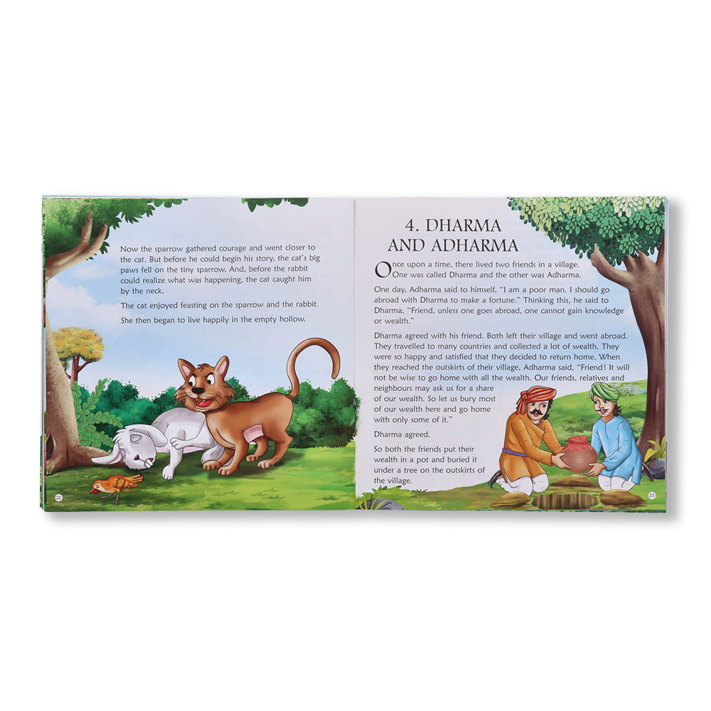 Navneet Panchatantra Books 1 to 4- With Colourful Illustrations- Read aloud stories for kids- Best collection of old folk short stories