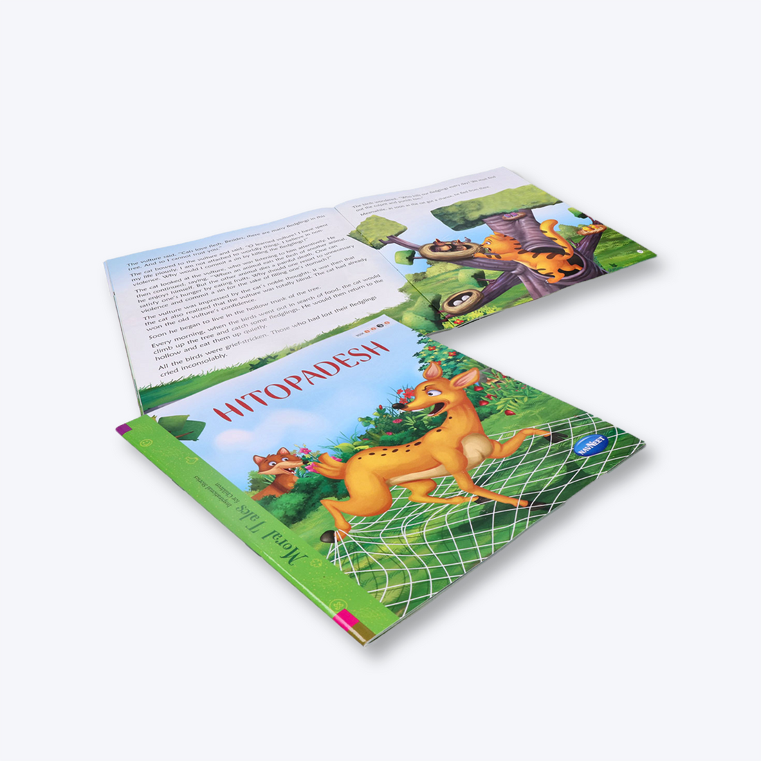 Navneet Hitopadesh Story Books 1 to 4- With Colourful Illustrations- Read aloud stories for kids- Best collection of short stories- Famous Reading Library