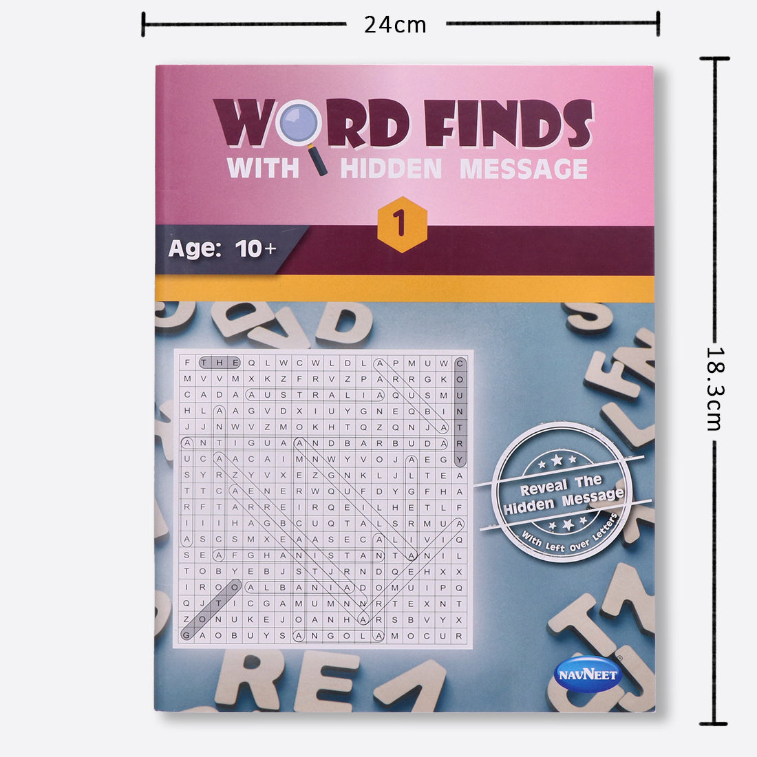 Navneet Word finds with Hidden Message Book 1 and 2-Develops Essential Skills- A collection of activities