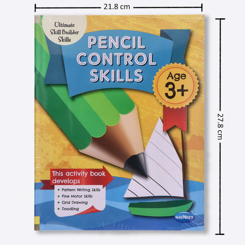 Navneet Pencil Control, Maze & Critical Thinking Activity Books for 3 Year & Above Kids- More than 90 activities- Practice Pattern Writing- Fun Skill Based books