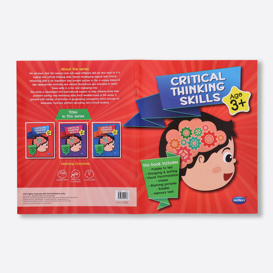 Navneet Pencil Control, Maze & Critical Thinking Activity Books for 3 Year & Above Kids- More than 90 activities- Practice Pattern Writing- Fun Skill Based books