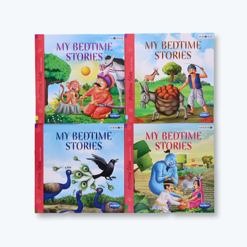 Navneet My Bedtime Stories Book 1 to 4- With Colourful Illustrations- Read aloud stories for kids- Best collection of short stories- Most loved stories