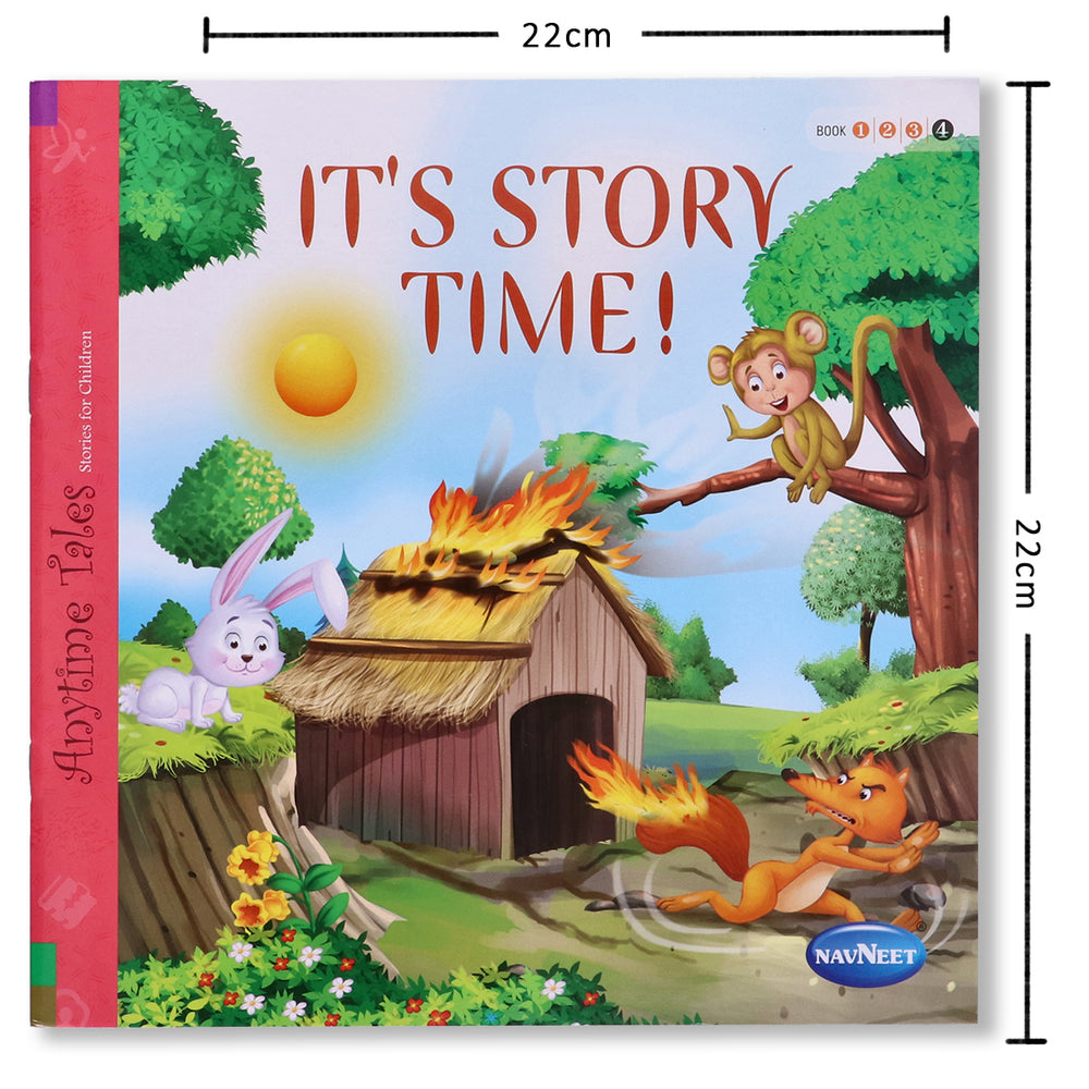 Navneet It's Story Time (Story Books) 1 to 4- Best for building lifetime bond with reading- With Colourful Illustrations- Read aloud stories for kids- Best Library Book Collection