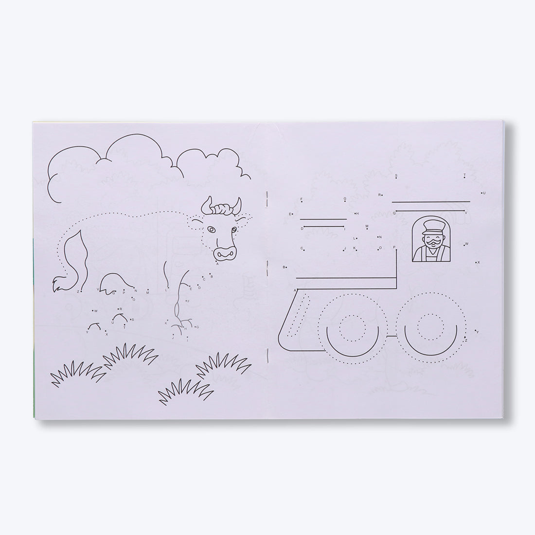 Navneet Dot 2 Dot -Fun with alphabets, Numbers and Shapes -drawing and colouring book