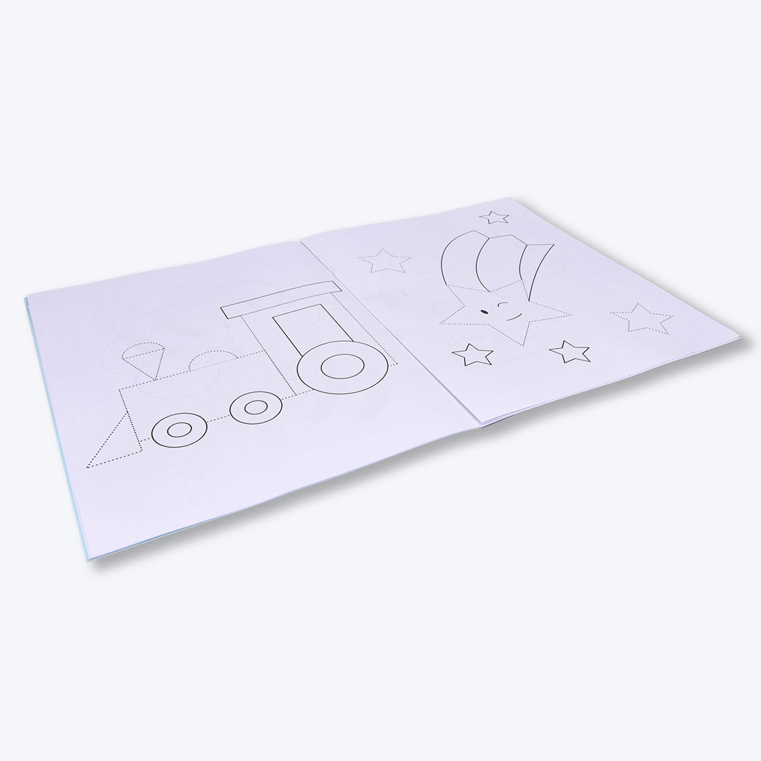 Navneet Dot 2 Dot -Fun with alphabets, Numbers and Shapes -drawing and colouring book