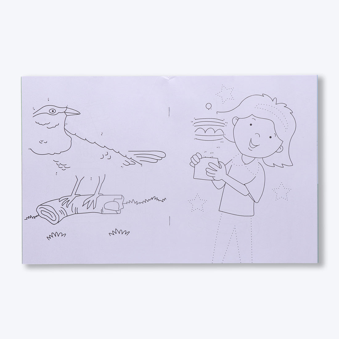 Navneet Dot 2 Dot -Fun with alphabets, Numbers and Shapes -drawing and colouring book