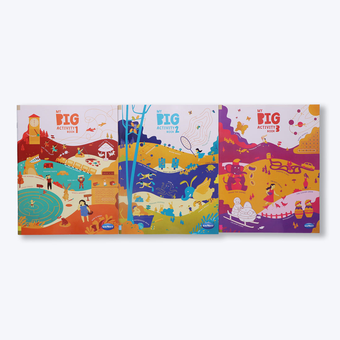 Navneet My Big Activity Book- 1 to 3-Best for holidays and rainy days