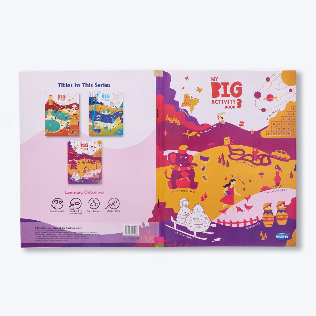 Navneet My Big Activity Book- 1 to 3-Best for holidays and rainy days