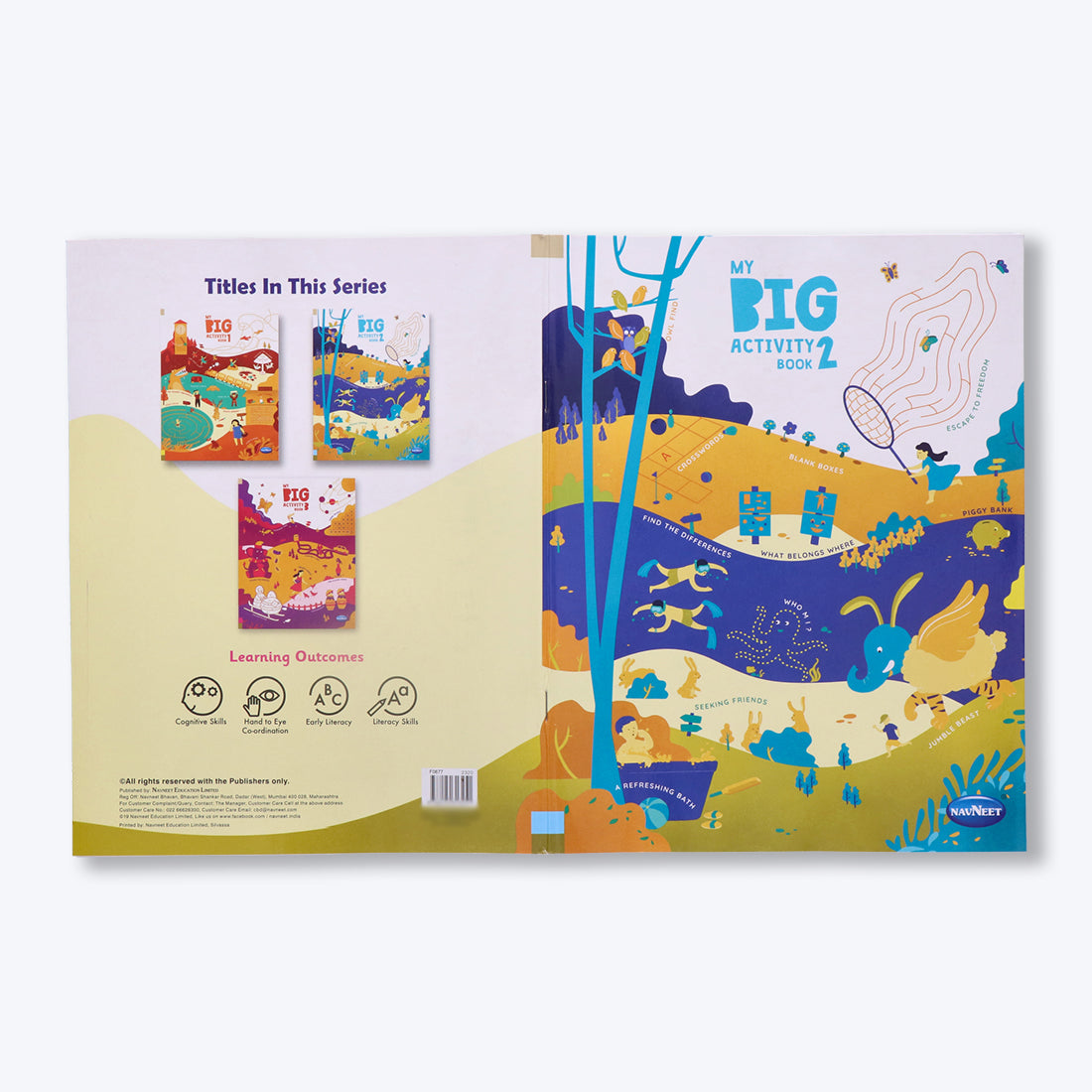 Navneet My Big Activity Book- 1 to 3-Best for holidays and rainy days