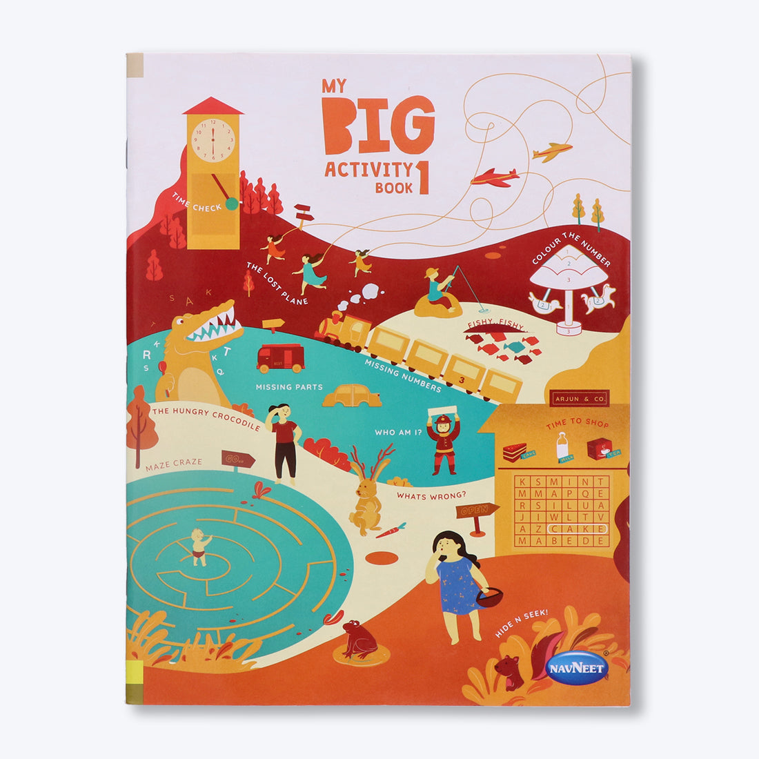 Navneet My Big Activity Book- 1 to 3-Best for holidays and rainy days