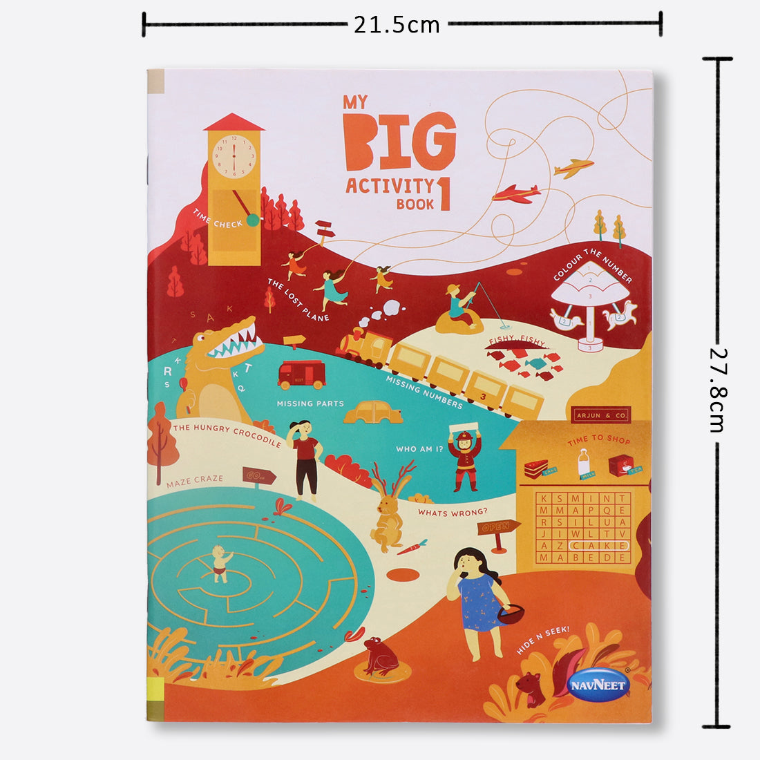 Navneet My Big Activity Book- 1 to 3-Best for holidays and rainy days