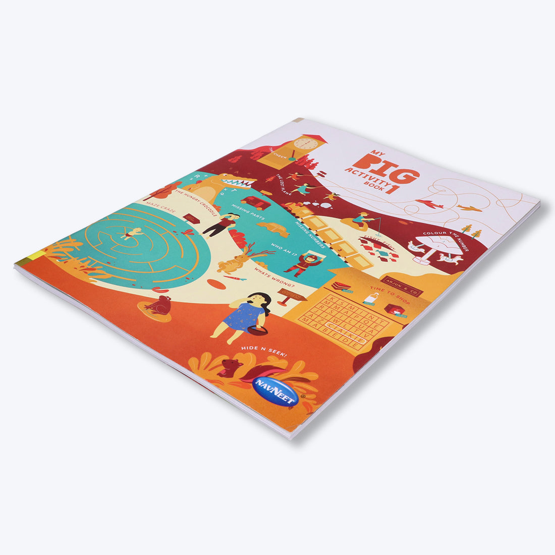 Navneet My Big Activity Book- 1 to 3-Best for holidays and rainy days