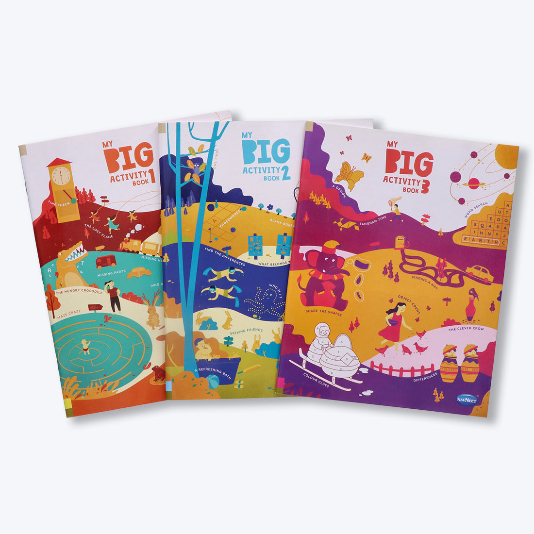 Navneet My Big Activity Book- 1 to 3-Best for holidays and rainy days