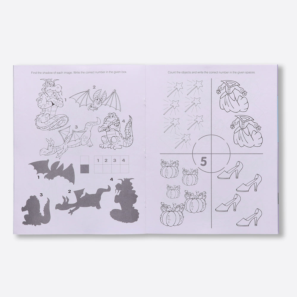 Navneet Fun With Activity Books Set of 5 books for Kindergarten Kids- Develops Essential skills- a collection of activities- Busy Vacation Activity Books - Brain booster books