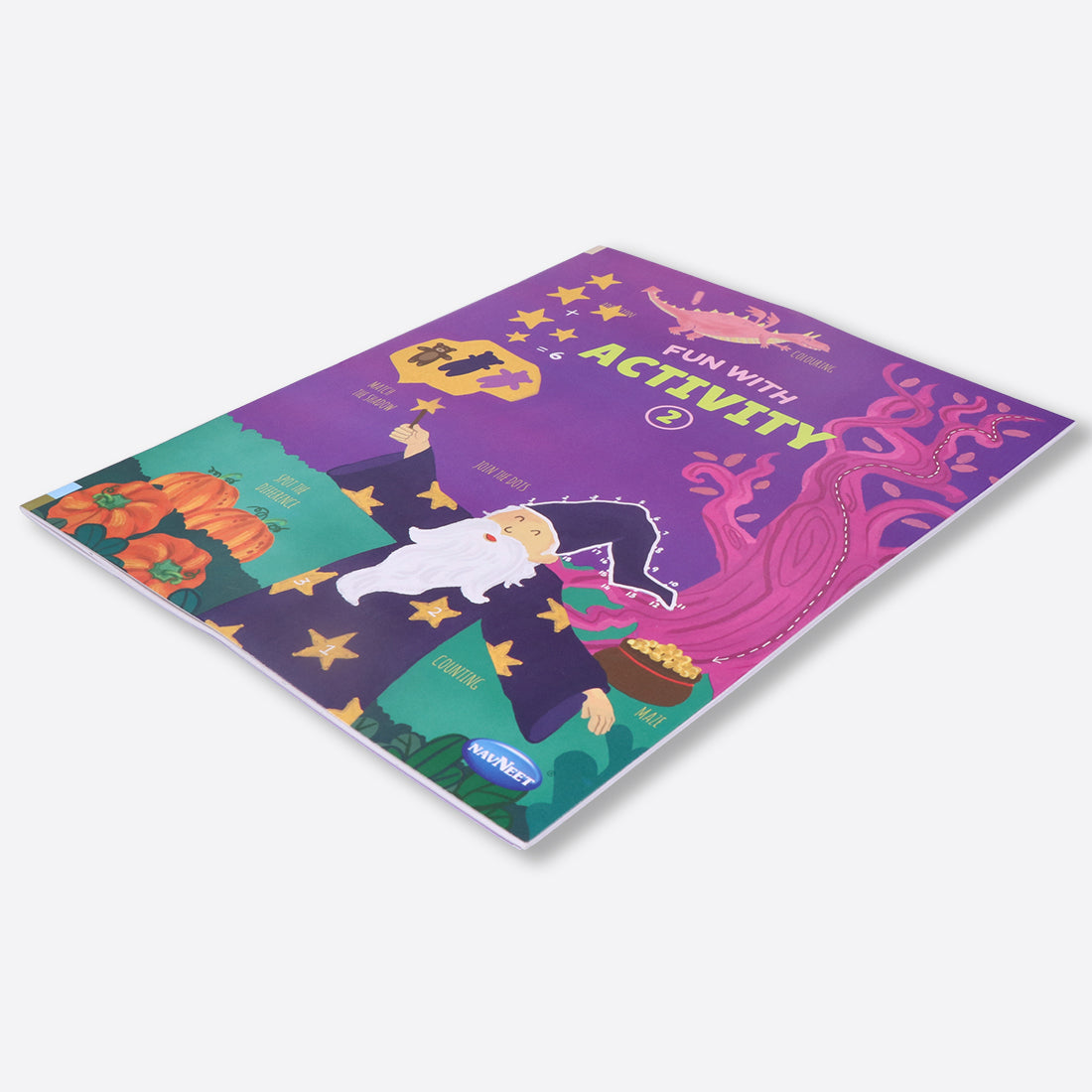 Navneet Fun With Activity Books Set of 5 books for Kindergarten Kids- Develops Essential skills- a collection of activities- Busy Vacation Activity Books - Brain booster books